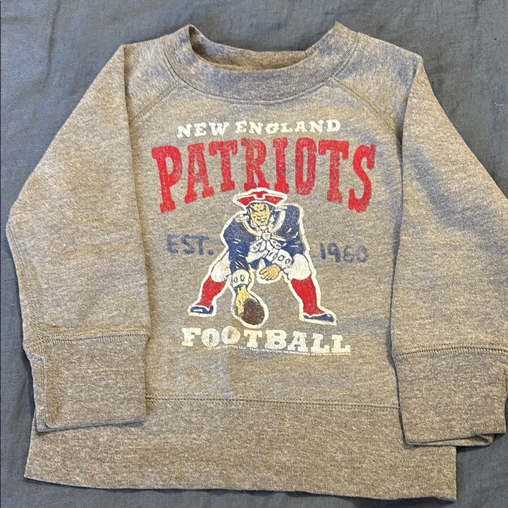 12-18m Gap Distressed New England Patriots Sweatshirt